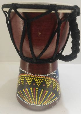Wooden Djembe 8,5'' - καφέ |  Djembes στο Pegasus Music Store